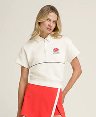Monaco Half-Zip Short-Sleeve Sweatshirt