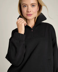 Collared Half-Zip Sweatshirt