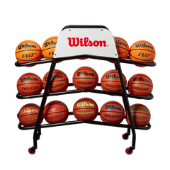 Deluxe Basketball Cart - 15 Ball
