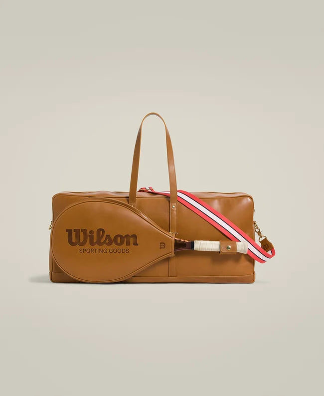 Showman Leather Tennis Bag