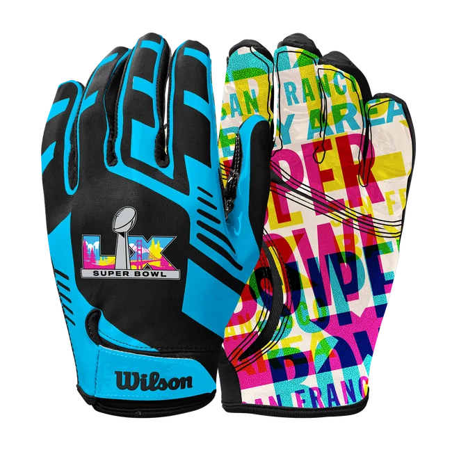 Super Bowl LX Youth Receiver Gloves
