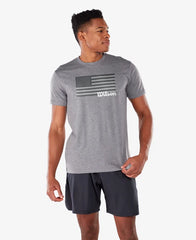Wilson Flag Charcoal Tee