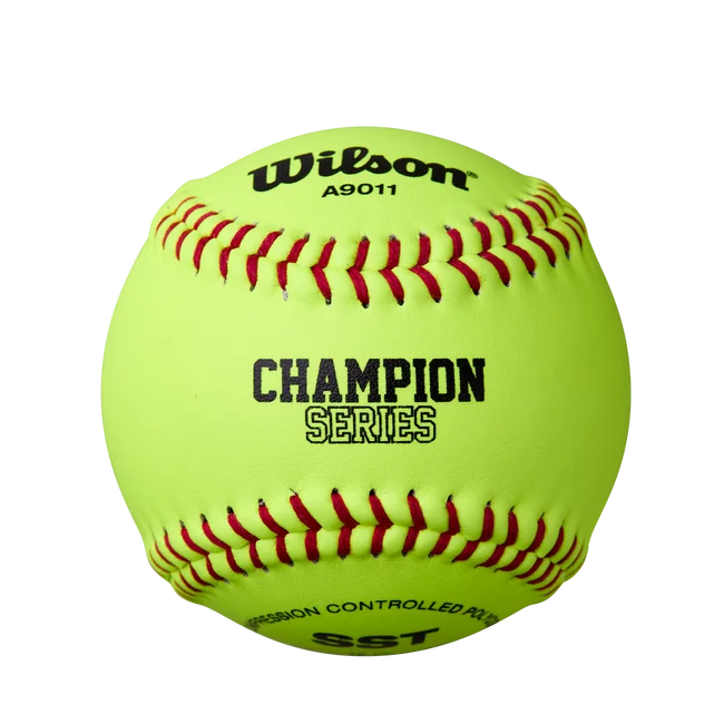 A9011 Collegiate Leather Polycore Softballs - Dozen