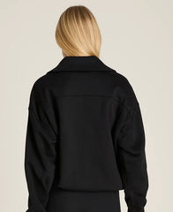 Collared Half-Zip Sweatshirt