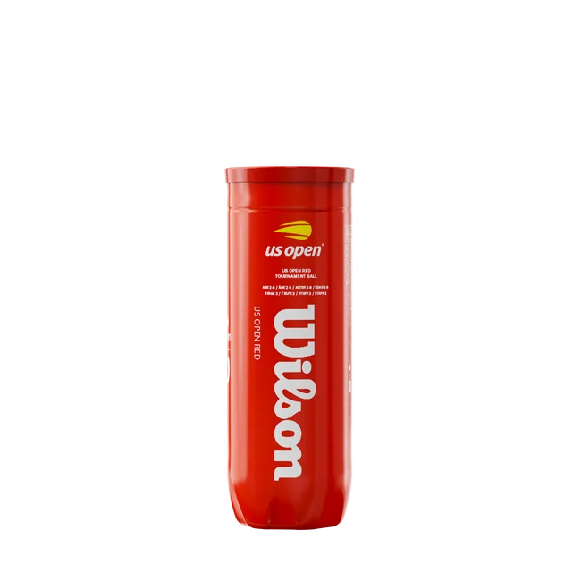 US Open Red Tournament 3 Ball Can (24 Pack)