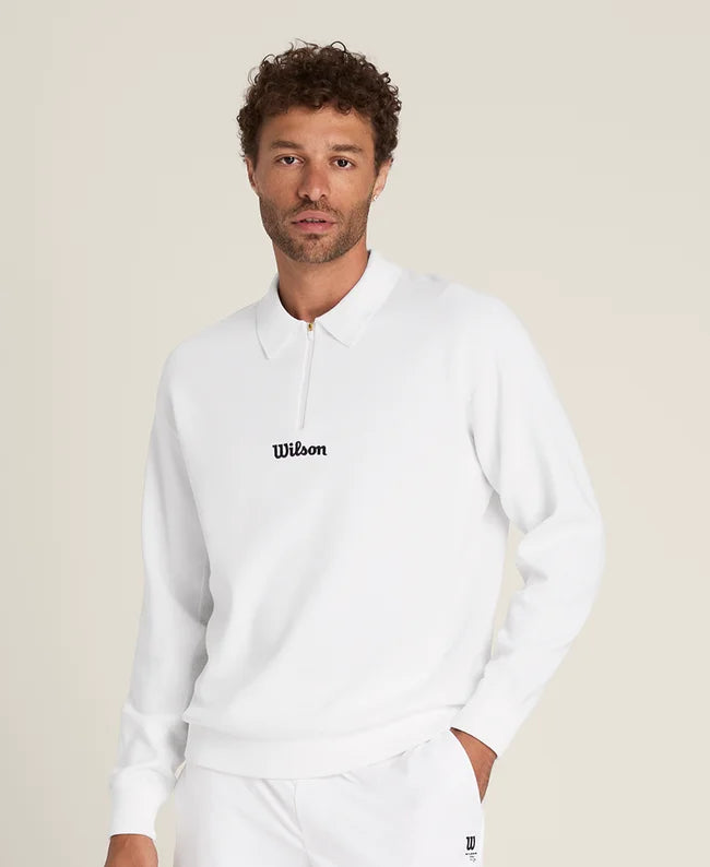 Technical Flat Knit Pop-Over