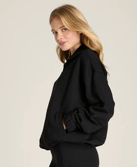 Collared Half-Zip Sweatshirt